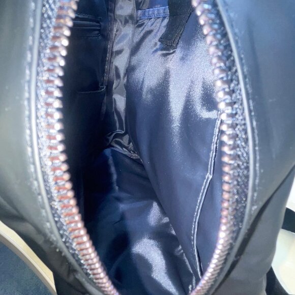 Ashley Black Women’s Black Nylon Secure Adjustable Straps Multi Pockets Backpack - Picture 10 of 13